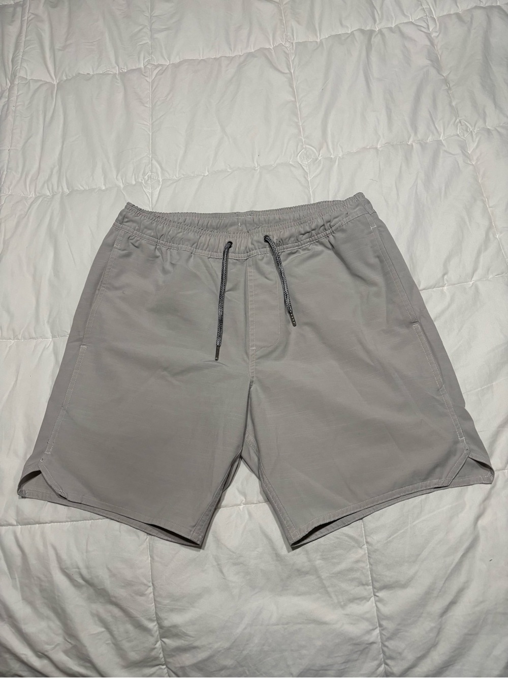 Buckle Men's Light Gray Drawstring Shorts